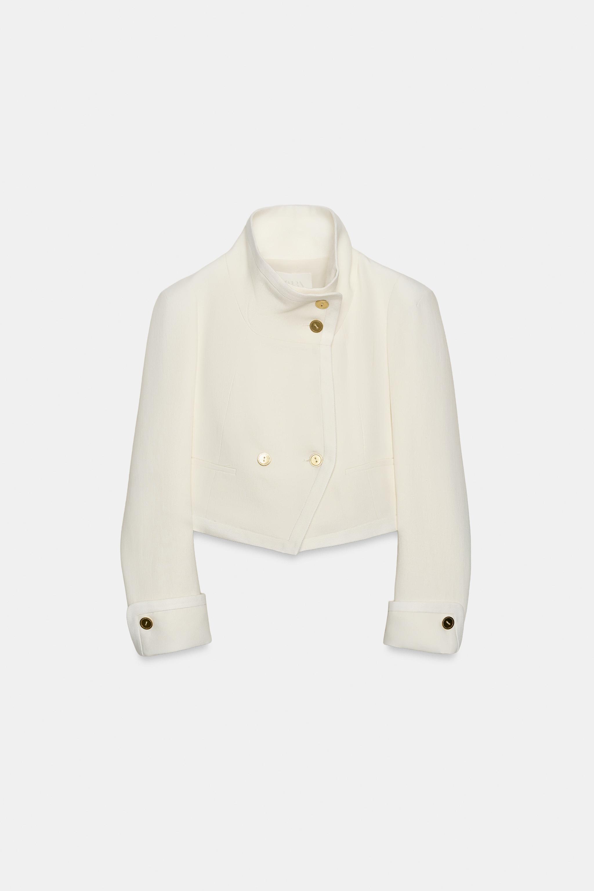 ZW COLLECTION LIMITED EDITION CONTRASTING CROPPED JACKET